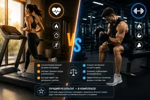 Кардио или силовые тренировки: что эффективнее для похудения?